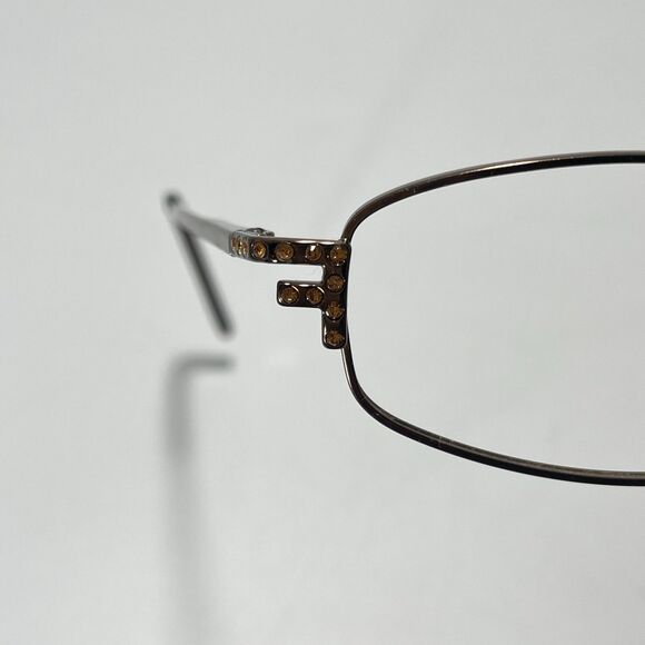 Fendi Eyewear FS555 Bronze Metal Eyeglass Frames 50-17, 130 *Read* - Picture 9 of 10